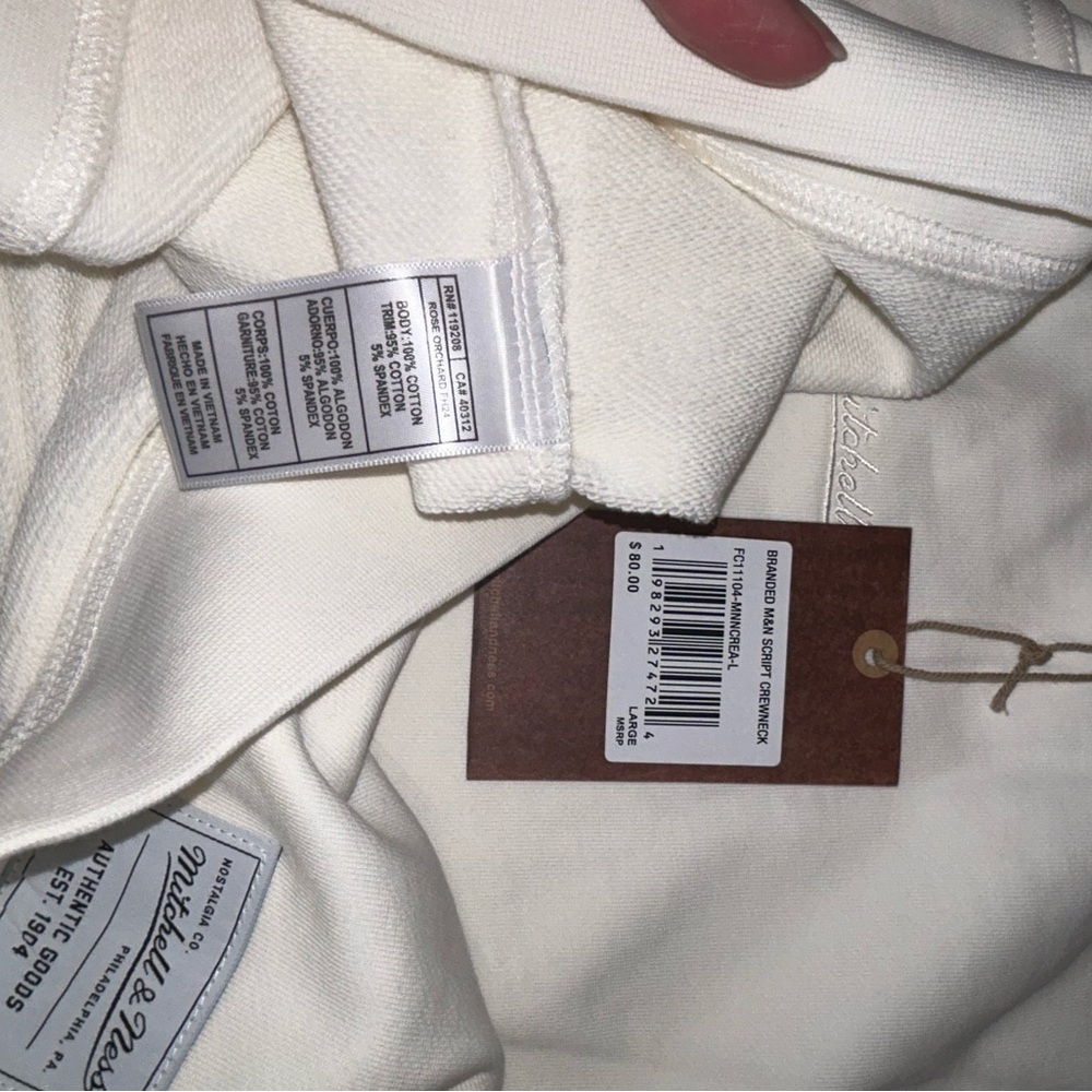 Mitchell and Ness NWT Large Sweatshirt - Picture 6 of 10